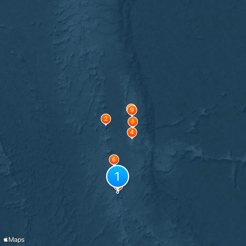 South Iojima native natural environment conservation area Mapa