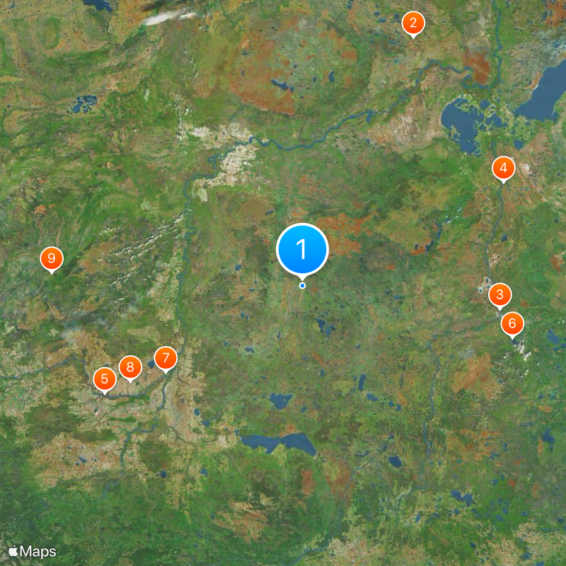 Northern Alberta Mapa