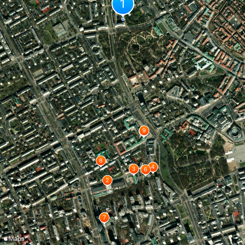 Getto van Warschau Kaart