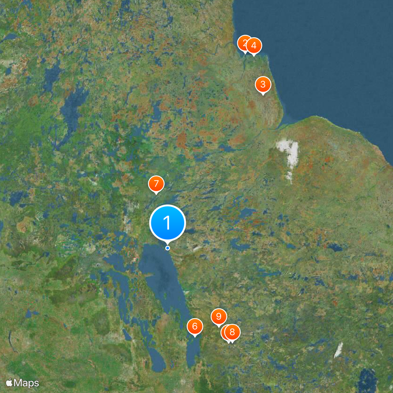 Nelson River Map