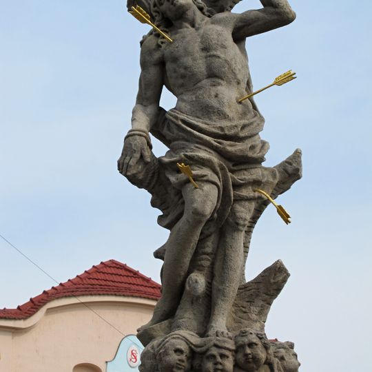 Statue of Saint Sebastian in Dobříš