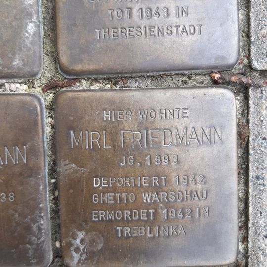 Stolperstein für Mirl Friedmann