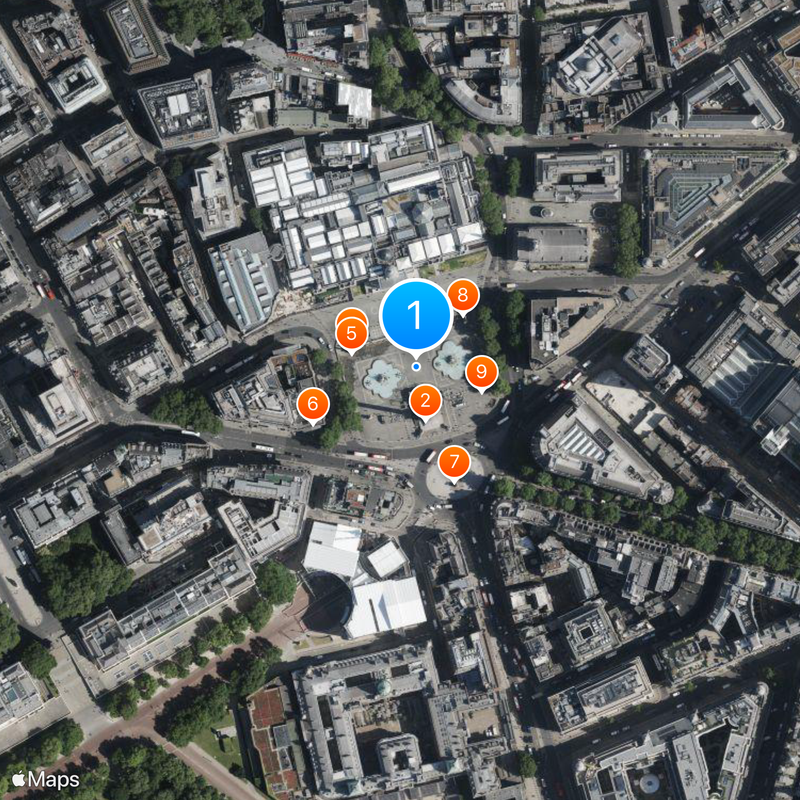 Trafalgar Square Carte