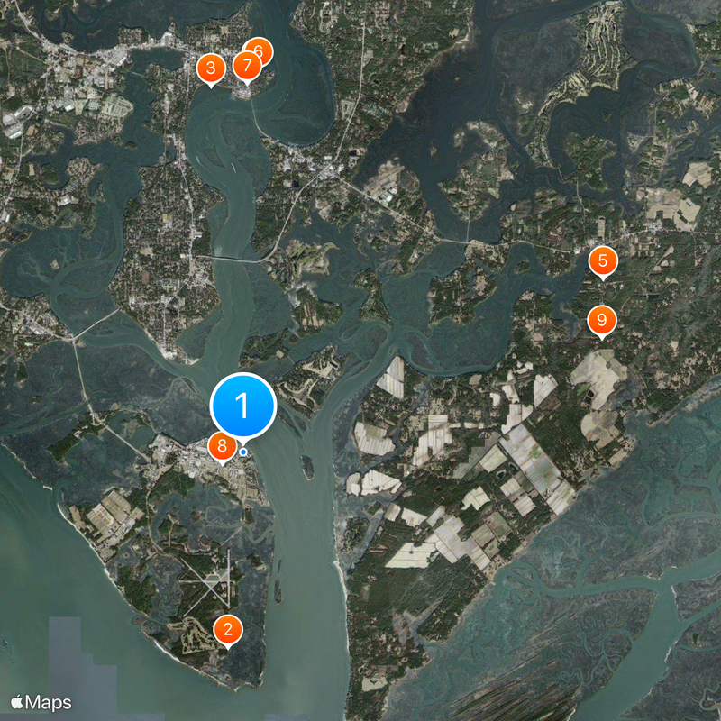 Marine Corps Recruit Depot Parris Island Carte