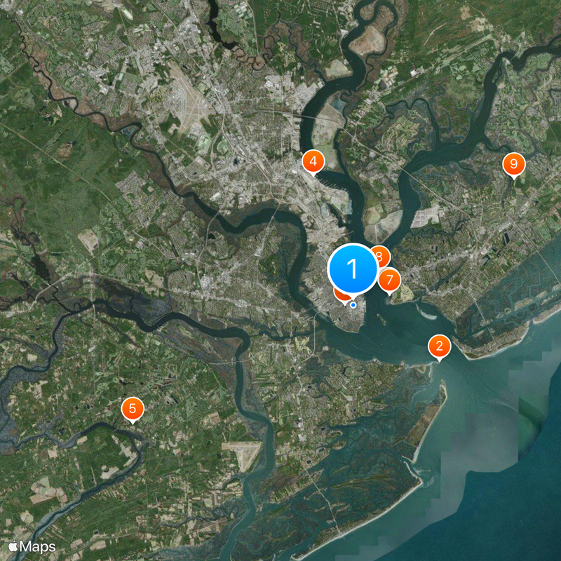 Charleston Map