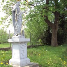 Socha svatého Jana Křtitele v Mimoňské ulici v Zákupech