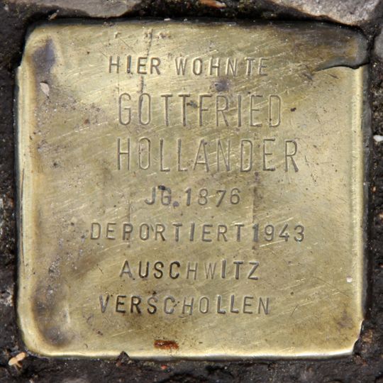 Stolperstein für Gottfried Hollander
