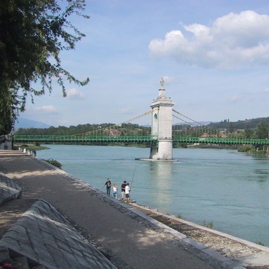 Vieux pont suspendu de Seyssel