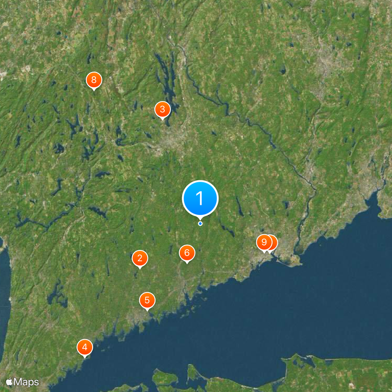Condado de Fairfield Mapa