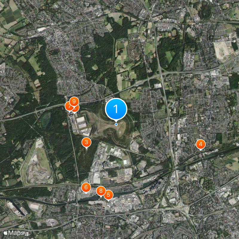 Halde Hoheward Mappa