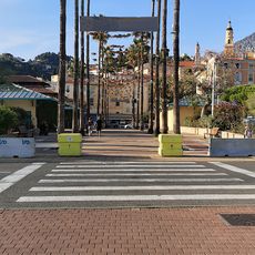 Kilomètre Zéro de la Route des Grandes Alpes Menton