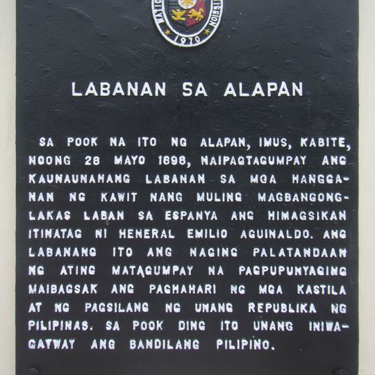 Battle of Alapan historical marker