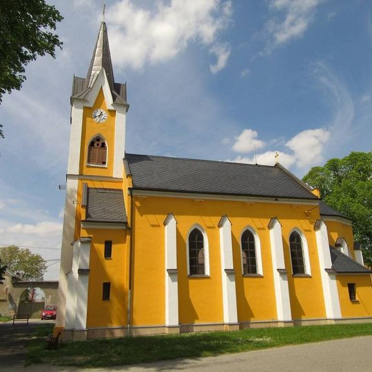 Kaple svatého Cyrila a Metoděje v Želechovicích na návsi