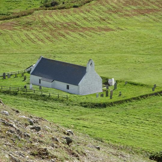 The Churchyard of The Church of The Holy Cross, Mwnt