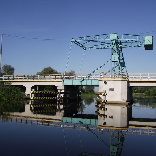 Klappbrücke über die Königsberger Weichsel