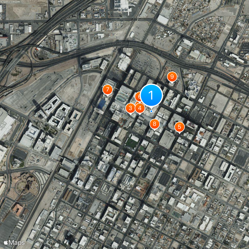 Fremont Hotel and Casino Karte