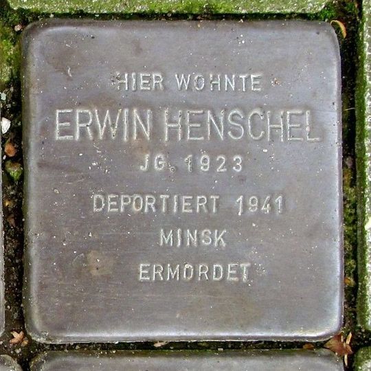 Stolperstein für Erwin Henschel