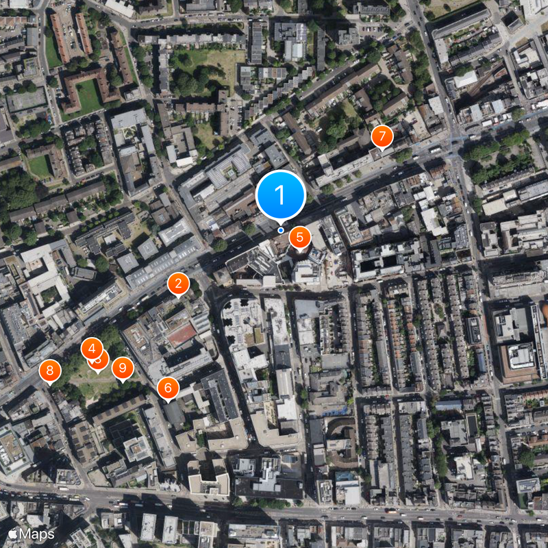 East London Mosque Mapa