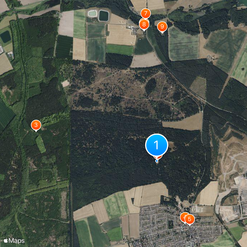 Sherwood Forest Kaart