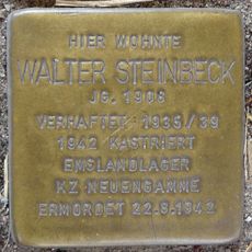 Stolperstein für Walter Steinbeck