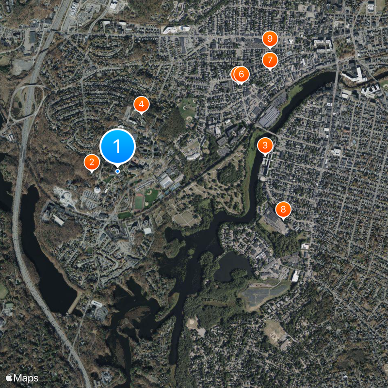 Brandeis University Map