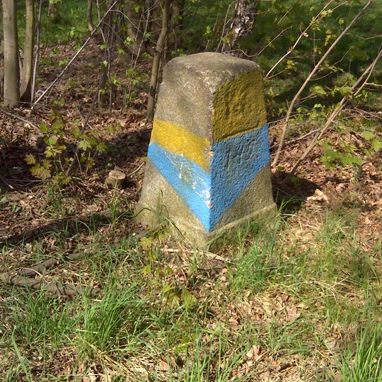 Sächsisch-Preußischer Grenzstein: Pilarpaar Nr. 145