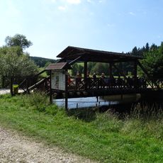 Most přes  náhon Berounky u Podžikovského mlýna