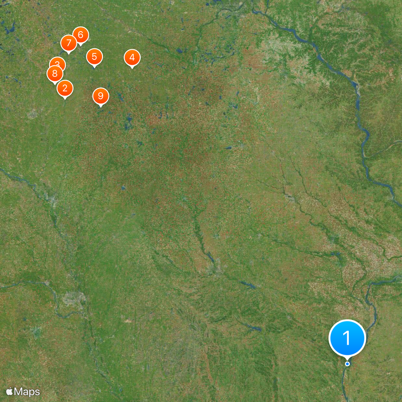 Des Moines River Map