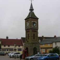 K6 Telephone Kiosk By Clock Tower