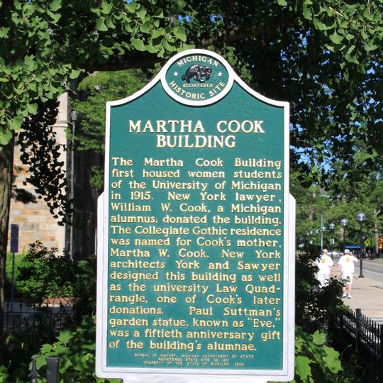 Martha Cook Building Historical Marker