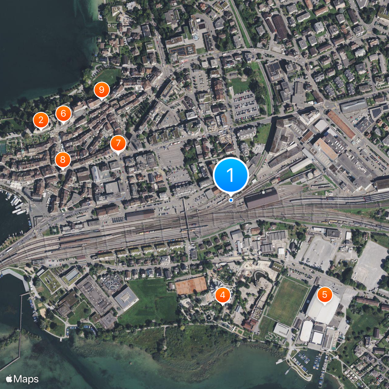 Rapperswil Map