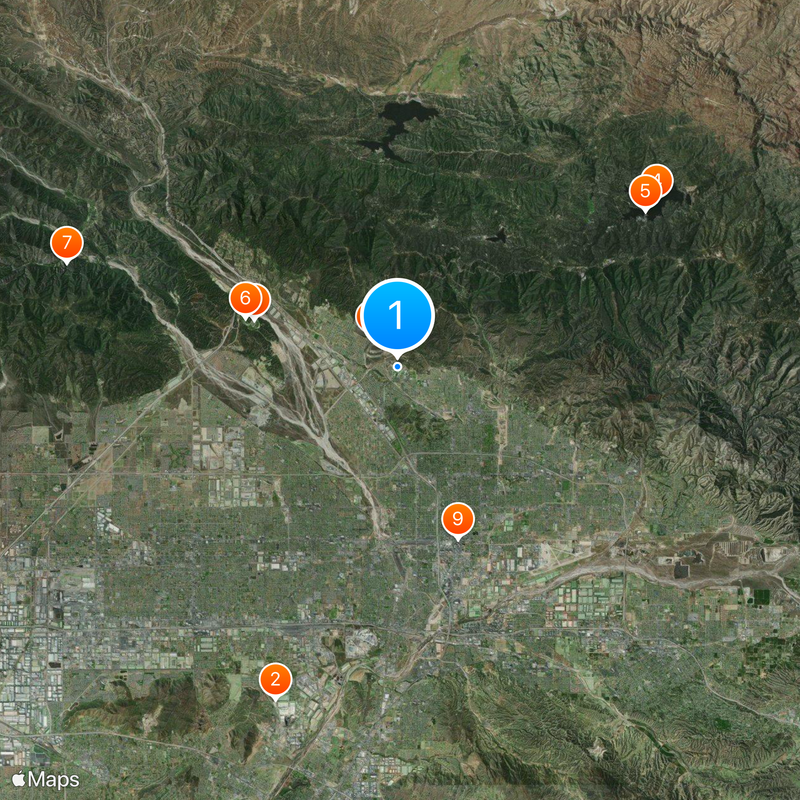 California State University, San Bernardino Map
