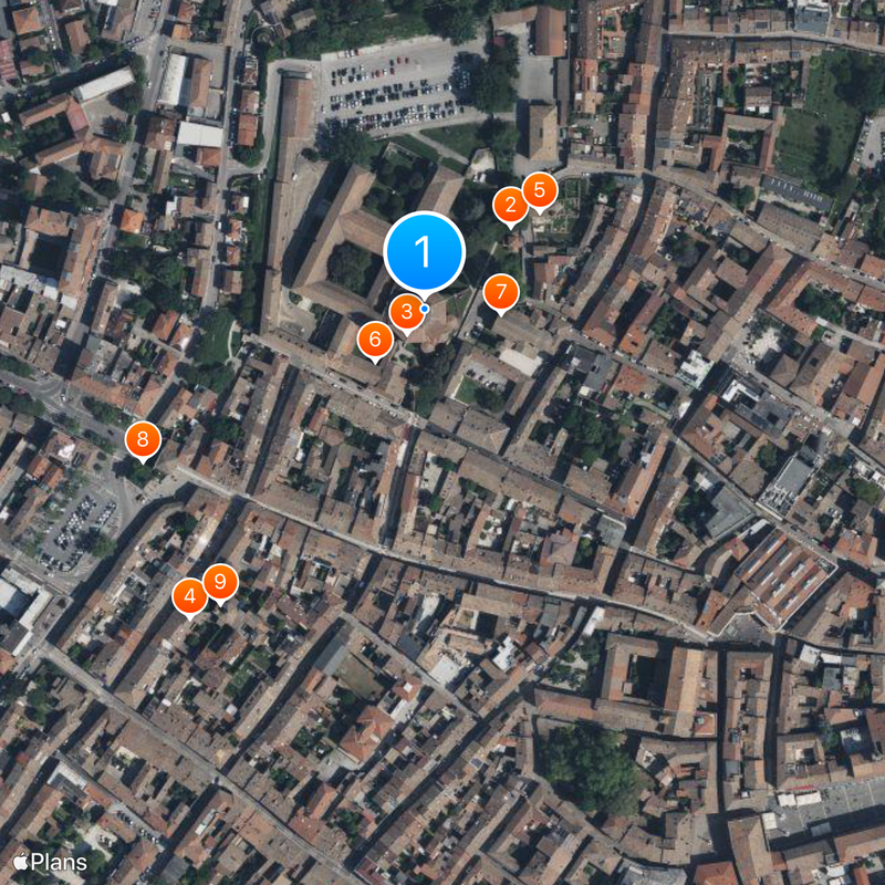 Basilique Saint-Vital Carte