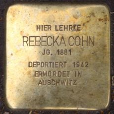 Stolperstein à la mémoire de Rebecka Cohn