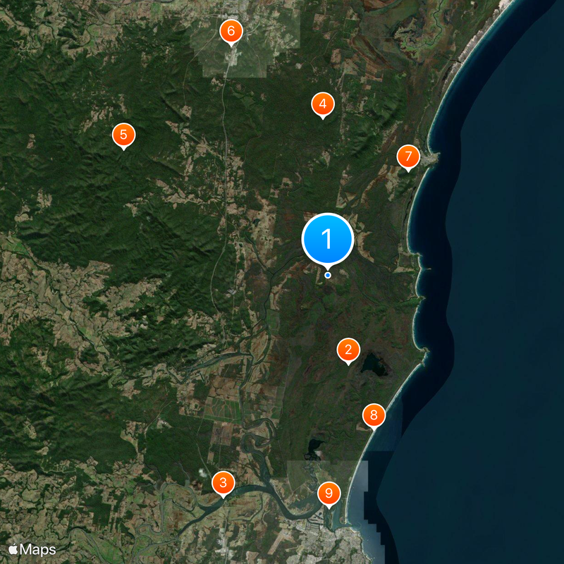 Mid North Coast Map