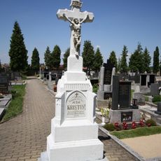 Hřbitovní kříž na Chlumeckém hřbitově