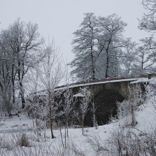 Most přes Skalici u Rakovického mlýna