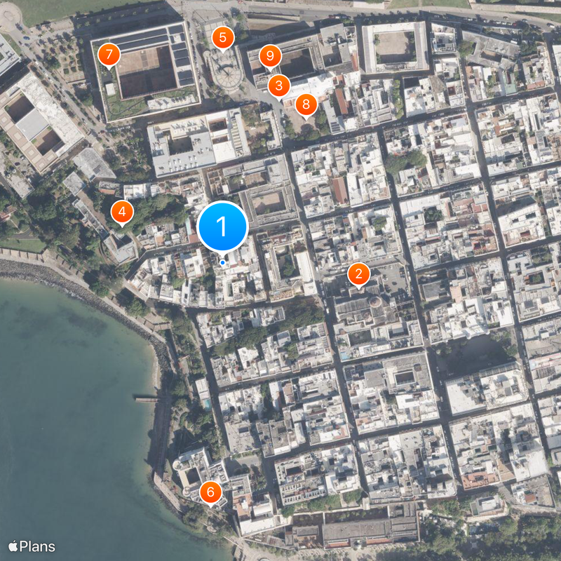 Old San Juan Historic District Mapa