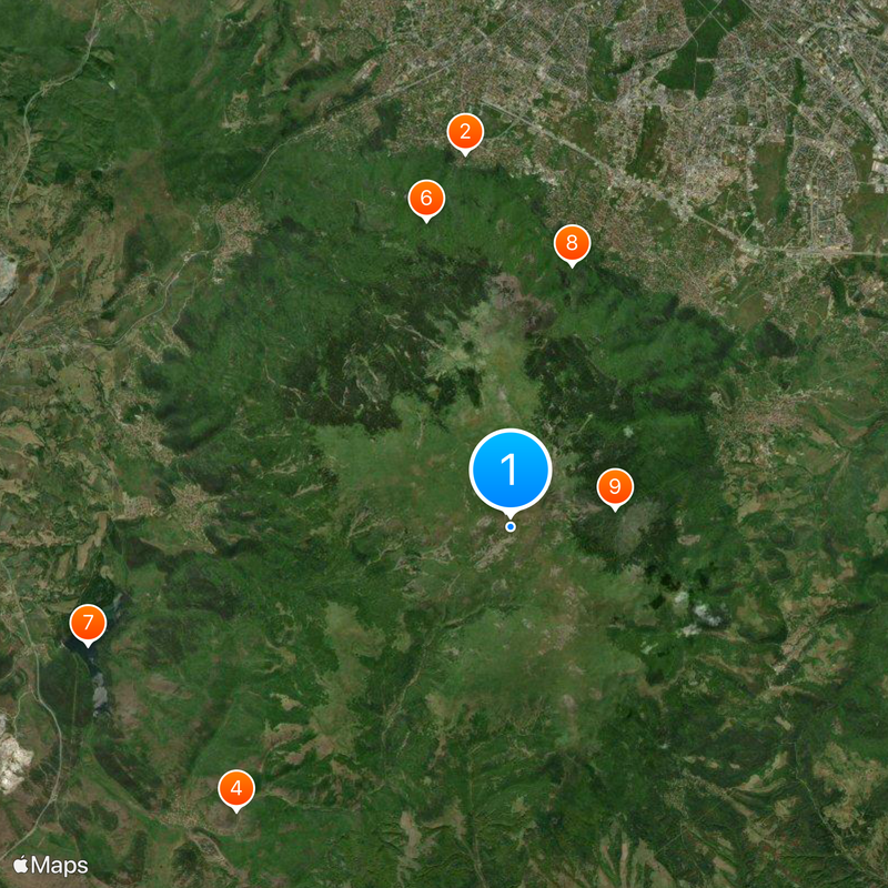Vitosha Map