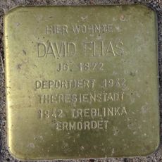 Stolperstein à la mémoire de David Elias