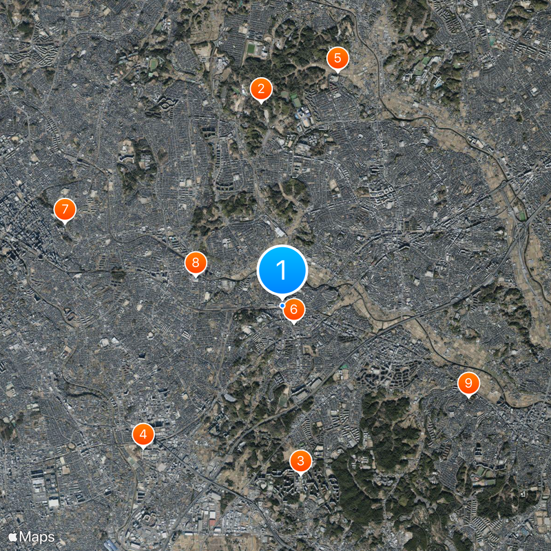 Nagatsuta Station Map