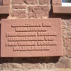 Commemorative plaque