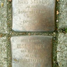 Stolperstein dedicated to Rosa Singer