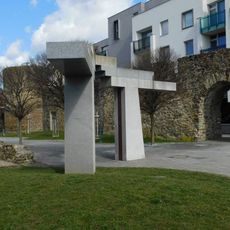 Plastika v parku Gustava Mahlera v Jihlavě