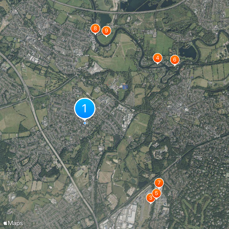 Addlestone Map
