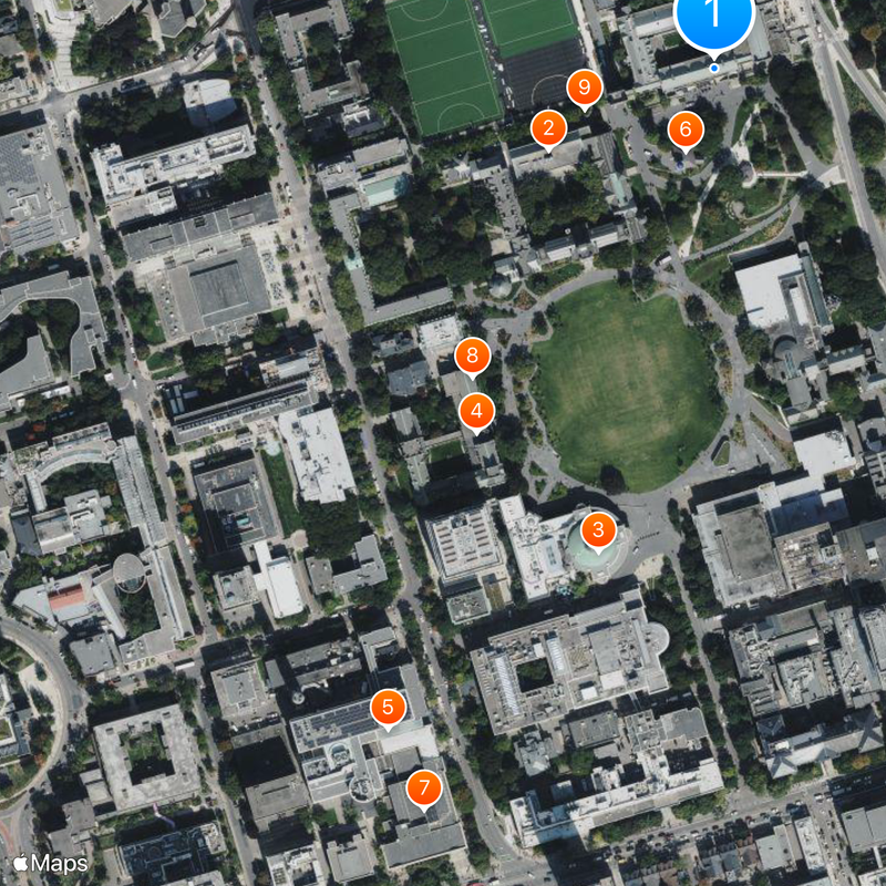Hart House, University of Toronto Mapa