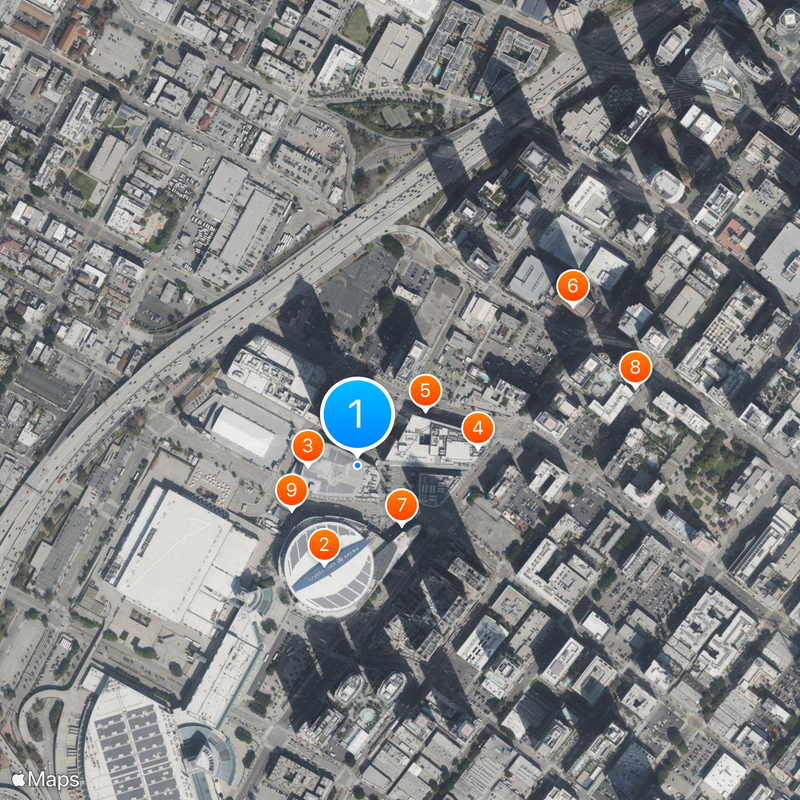 L.A. Live Map