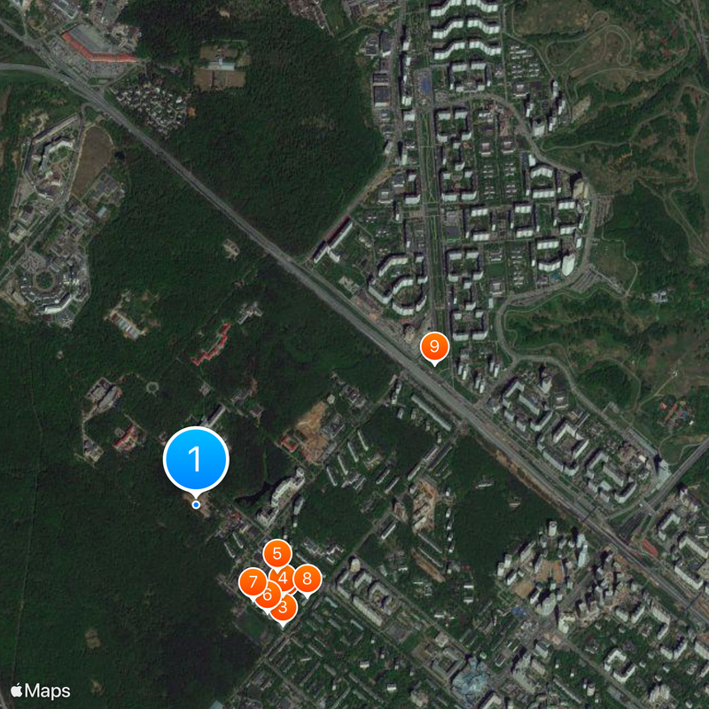 Central Clinical Hospital Mapa