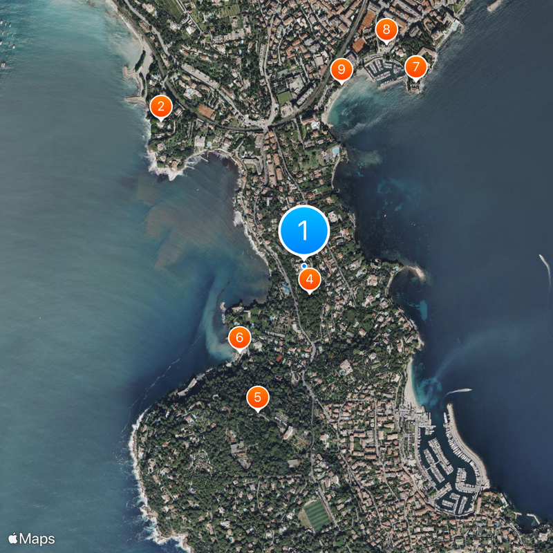 Villa Ephrussi de Rothschild Carte