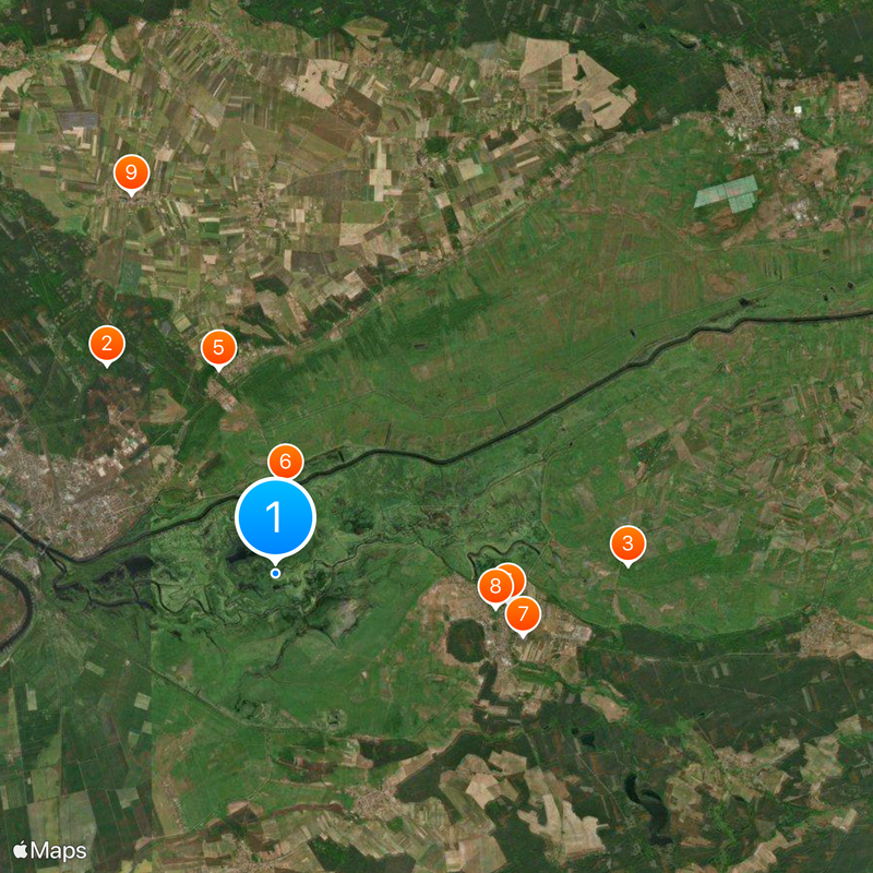 Park Narodowy „Ujście Warty” Mapa